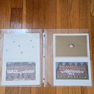 San Francisco 49ers Team Photo Holiday Cards